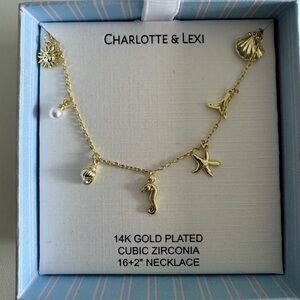 The Charlotte & Lexi ocean-themed pendants Necklace